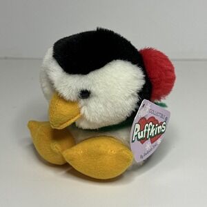 SWIBCO Puffkins CHILLY the Penguin Christmas Ltd Ed Plush 5" with Tags 1994